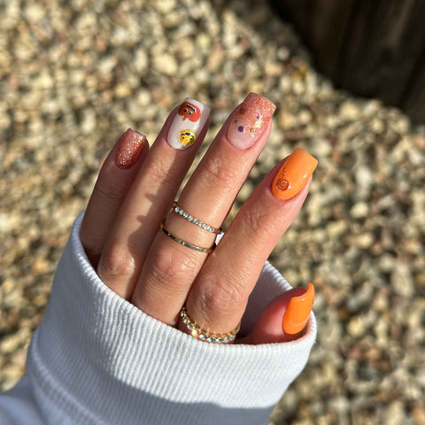 Pumpkin Magic - Mani Art