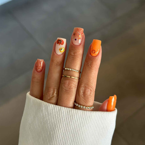 Pumpkin Magic - Mani Art